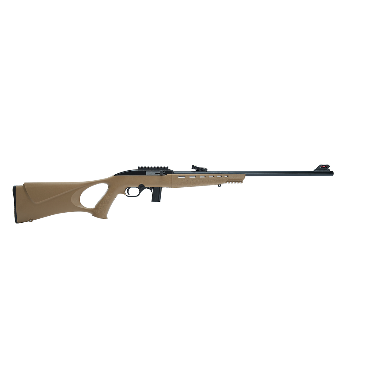 Rifle CBC Semiautomático 7022 Way Calibre .22 LR Cano 21" Coronha Thumbhole Polímero Tan
