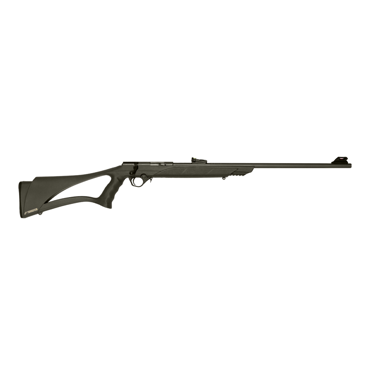 Rifle CBC Bolt Action 8122 Tungsten Calibre .22LR Cano 23" Coronha Thumbhole Vazada Cinza