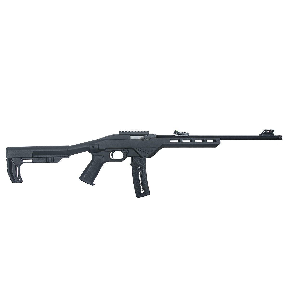 Rifle CBC Tactical .22LR Semiautomático - Coronha Tática em Polímero Preto