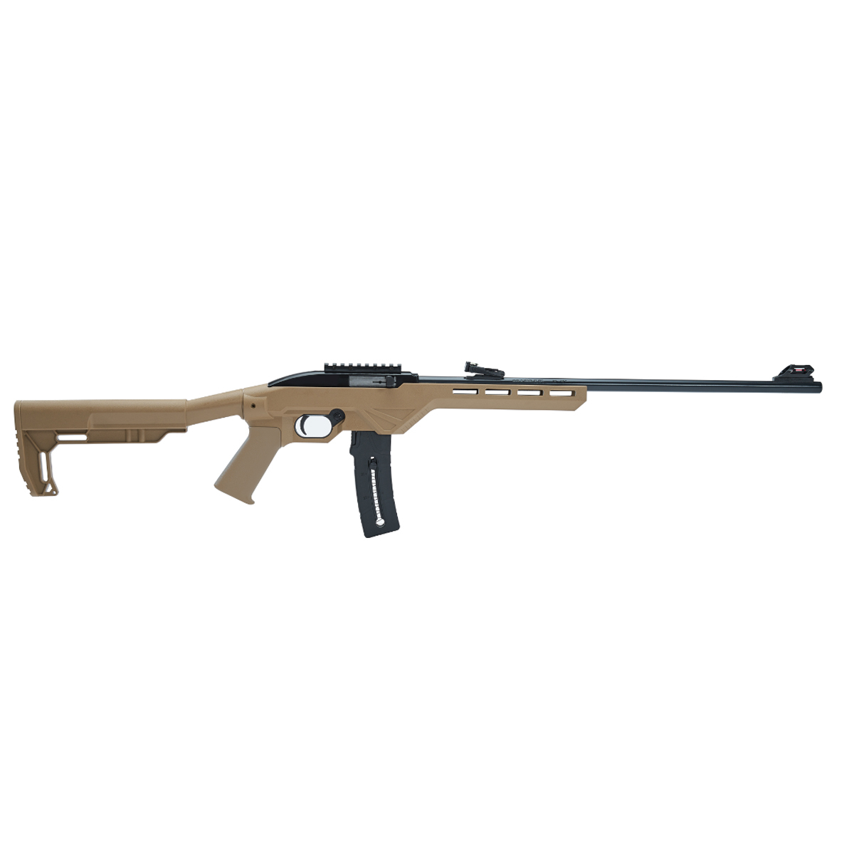 Rifle CBC Tactical .22LR Semiautomático - Coronha Tática em Polímero Tan